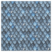 Dracheskalen/blaue Edelsteine Stoff (Muster)