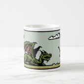Dracheslayer-8-Bitpixel-Kunst-Tasse Kaffeetasse (Mittel)