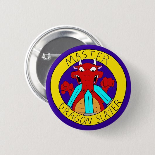 Dracheslayer-Knopf Button (Vorne & Hinten)