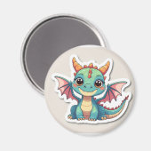 Drachmagnet Magnet (Vorderseite/Rückseite)