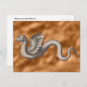Draco alatus Apes ex Greuino Aldro Postkarte (Vorne/Hinten)