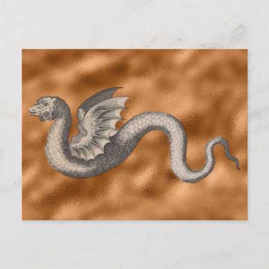 Draco alatus Apes ex Greuino Aldro Postkarte (Vorderseite)