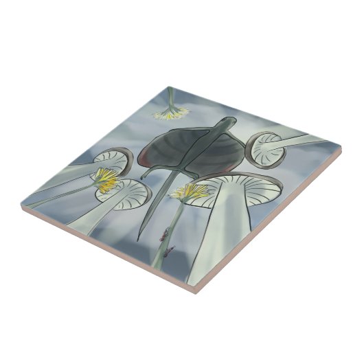 Draco-Fliegen Fliese (Seite)