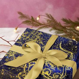 Draco Gold Celestial Constellation Geschenkpapier Set