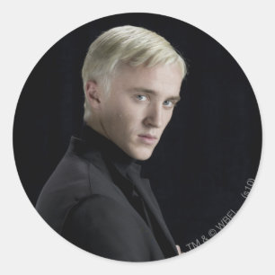 Draco Malfoy Arme gekreuzt Runder Aufkleber