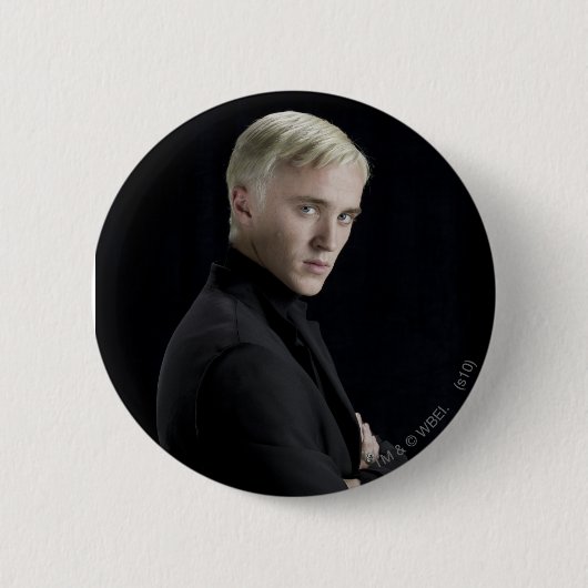 Draco Malfoy Arms Crossed Button (Vorderseite)