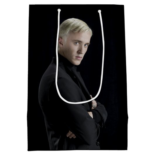 Draco Malfoy Arms Crossed Mittlere Geschenktüte (Rückseite)