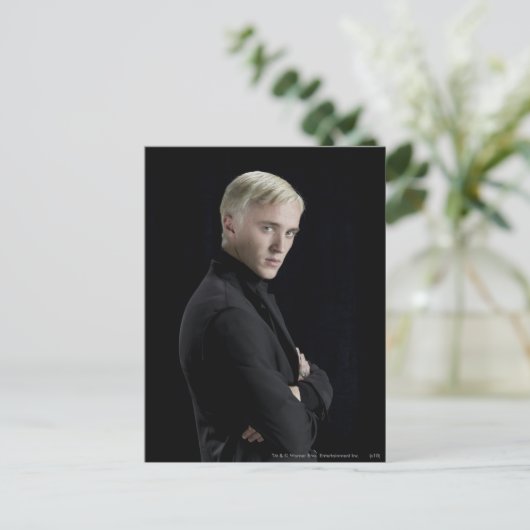 Draco Malfoy Arms Crossed Postkarte (Stehend Vorderseite)