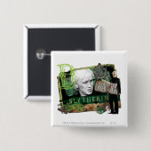 Draco Malfoy Collage 1 Button (Vorne & Hinten)
