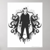 Draco Malfoy Dark Arts Design Poster (Vorne)