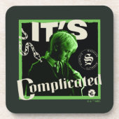 Draco Malfoy - "Es ist kompliziert" Getränkeuntersetzer (Vorderseite)