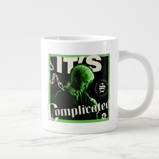 Draco Malfoy - "Es ist kompliziert" Jumbo-Tasse (Rechts)