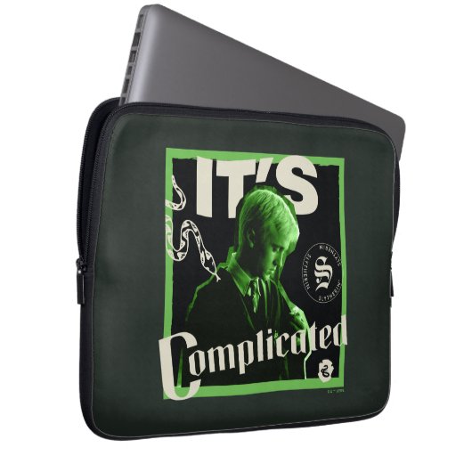 Draco Malfoy - "Es ist kompliziert" Laptopschutzhülle (Vorne Rechts)