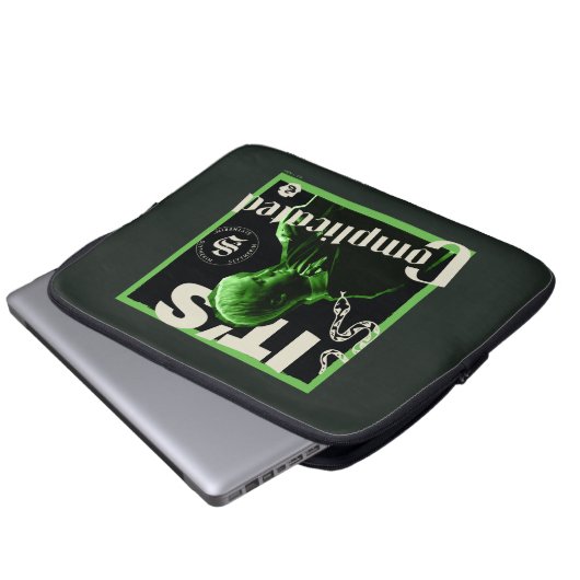 Draco Malfoy - "Es ist kompliziert" Laptopschutzhülle (Vorne Knopf)