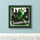 Draco Malfoy - "Es ist kompliziert" Leinwanddruck (Insitu (Holzboden))