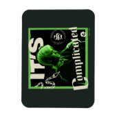 Draco Malfoy - "Es ist kompliziert" Magnet (Vertikal)