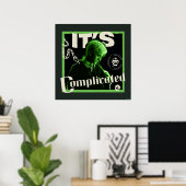 Draco Malfoy - "Es ist kompliziert" Poster (Heimbüro)