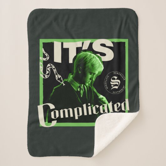 Draco Malfoy - "Es ist kompliziert" Sherpadecke (Vorderseite)