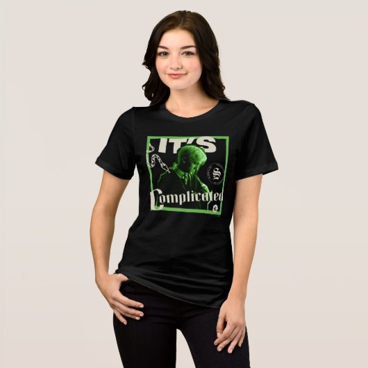 Draco Malfoy - "It's Complicated" Tri-Blend Shirt (Vorderseite voll)