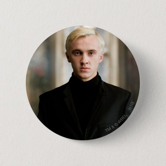 Draco Malfoy Straight On Button (Vorderseite)