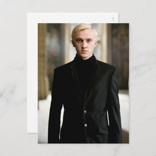 Draco Malfoy Straight On Postkarte (Vorne/Hinten)