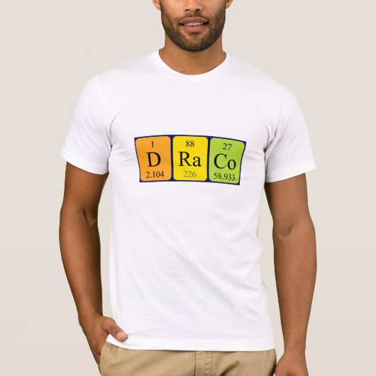 Draco Periodenname Shirt (Vorderseite)