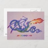 Dracoarchaeoptryxceltis Postkarte (Vorne/Hinten)