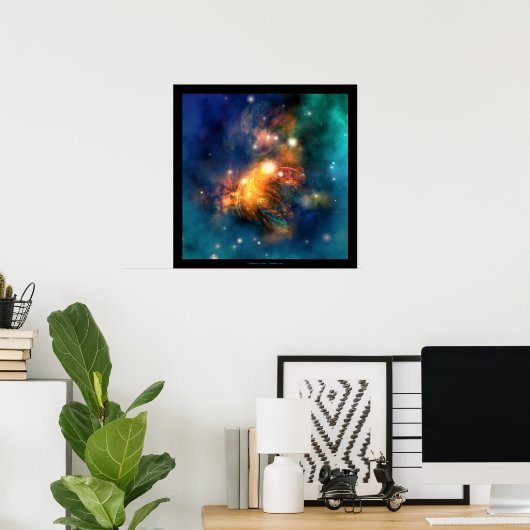 DRACONIAN NEBULA PRINT POSTER (Heimbüro)