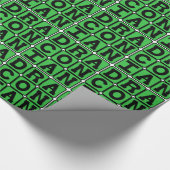 Draconisch, übermäßig hart und schwer geschenkpapier (Ecke)