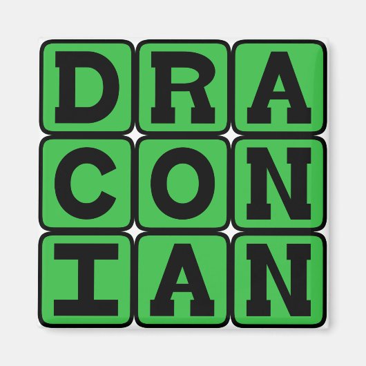 Draconisch, übermäßig hart und schwer magnet (Vorne)