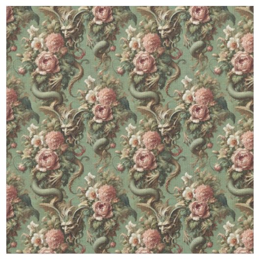 Drac's Finery - Gothic Dense Tile Stoff (Nahaufnahme)