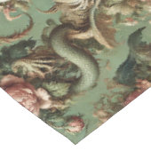 Drac's Finery – Gothic Großes Muster Tischdecke (Schrägansicht)