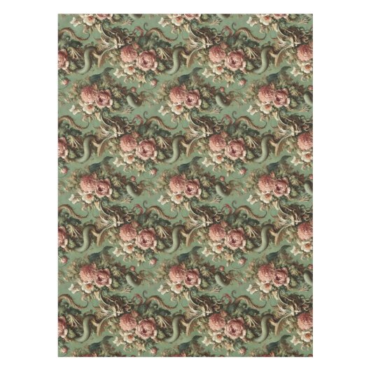 Drac's Finery - Gotisches Großmuster Tischdecke (Vorderseite)