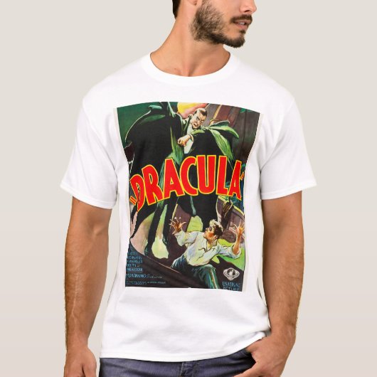 Dracula 1931 Filmplakat T-Shirt (Vorderseite)