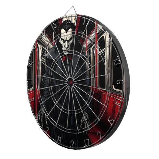 Dracula auf der U-Bahn Dartscheibe (Vorderseite rechts)