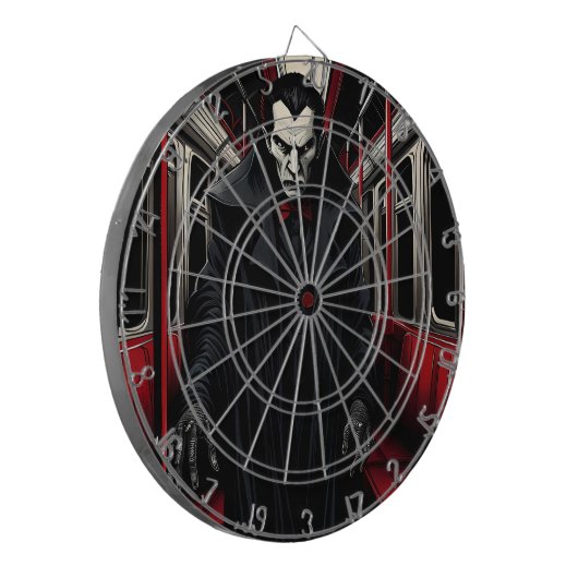 Dracula auf der U-Bahn Dartscheibe (Vorderseite Links)