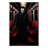 Dracula auf der U-Bahn Poster (Vorderseite)