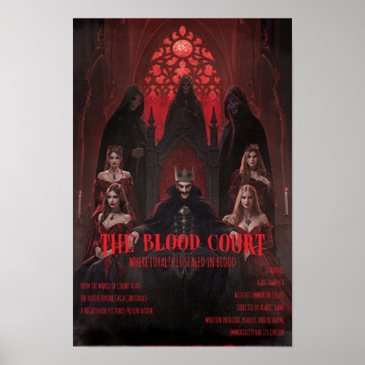 Dracula Blutgericht Gothic Horror Poster (Vorne)