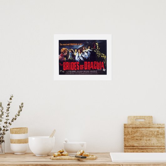 Dracula-Briden Poster (Küche)