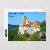 Dracula-Burg Postkarte (Vorne/Hinten)
