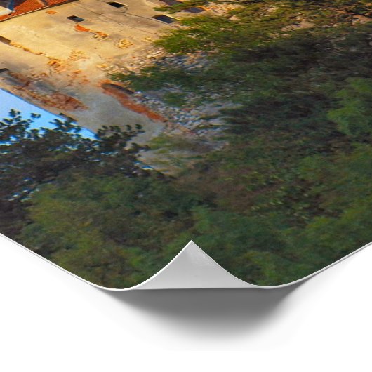 Dracula-Burg, Unterwasserwelt Poster (Ecke)