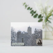 Dracula-Burg, Vintages Foto Postkarte (Stehend Vorderseite)