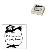 Dracula Capture leere 2 Silhouetten Kunst Briefmar Gummistempel (Stempel)