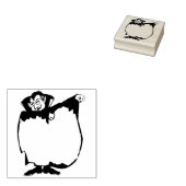 Dracula Capture leere Silhouette Kunst Briefmarke Gummistempel (Stempel)