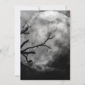 Dracula Cocktail Halloween-Party Einladung (Rückseite)