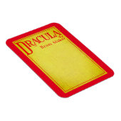 Dracula Cover der ersten Ausgabe Magnet (Rechte Seite)