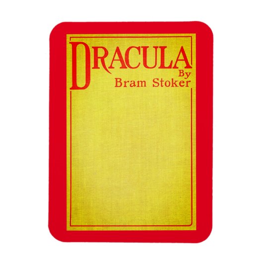 Dracula Cover der ersten Ausgabe Magnet (Vertikal)