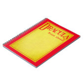 Dracula Cover der ersten Ausgabe Notizblock (Linke Seite)