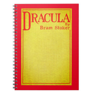 Dracula Cover der ersten Ausgabe Notizblock