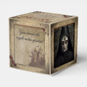 Dracula, Creepy Nun und Ghost Halloween Geschenkschachtel (Rückseite)